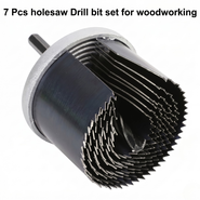 7 Pcs Holesaw Dril Bit Set For woodworking (HT80)